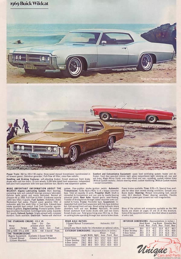 1969 Buick Car Brochure Page 2